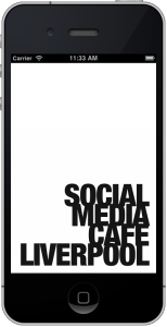 Social media Cafe iPhone app